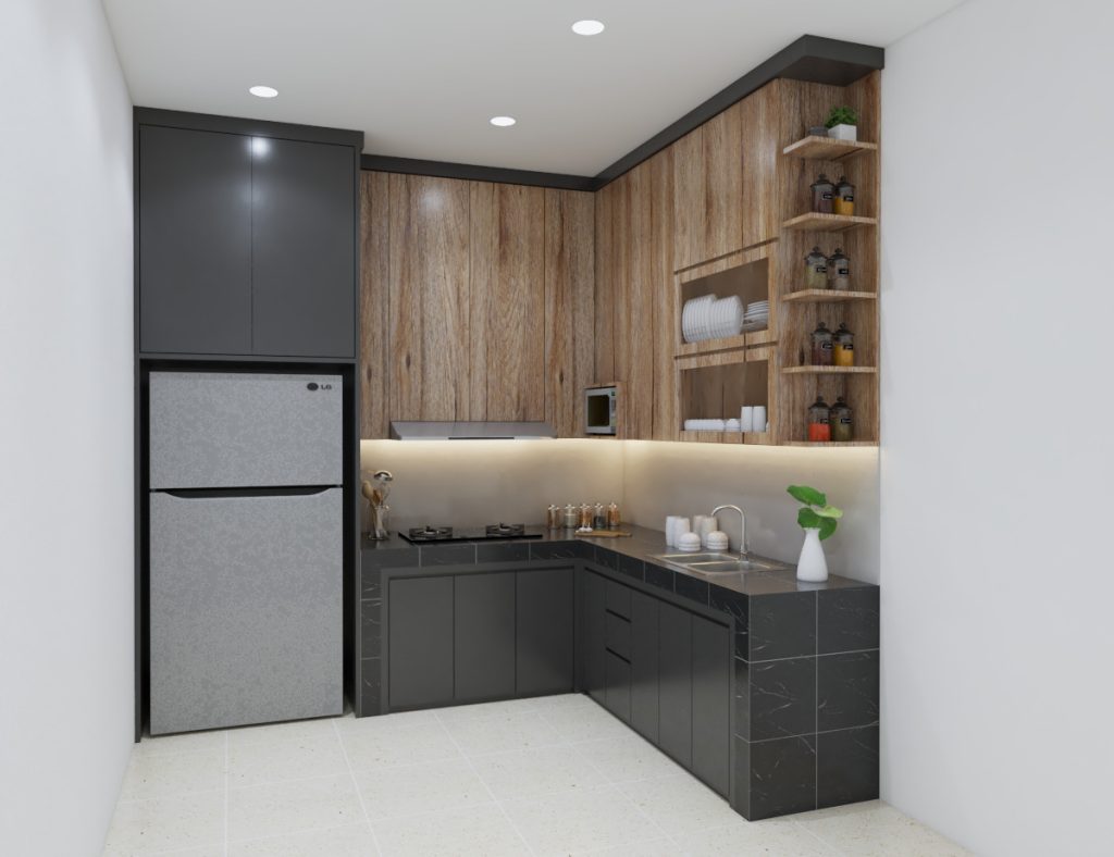 kitchen set minimalis custom tangerang selatan