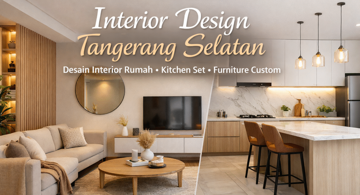 Interior Design Tangerang Selatan – Inspirasi Kitchen Set, Wardrobe, dan Interior Rumah Modern
