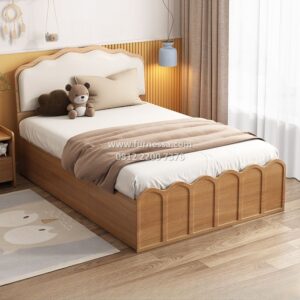 Tempat Tidur Minimalis Kayu Estetik Headboard Elegan
