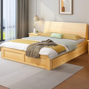 Tempat Tidur Minimalis Modern dengan Laci Samping
