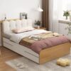 Tempat Tidur Minimalis Modern dengan Laci Samping