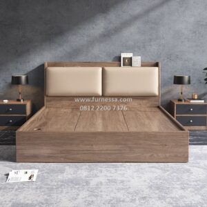 Tempat Tidur Minimalis Multifungsi dengan Kompartemen Rahasia