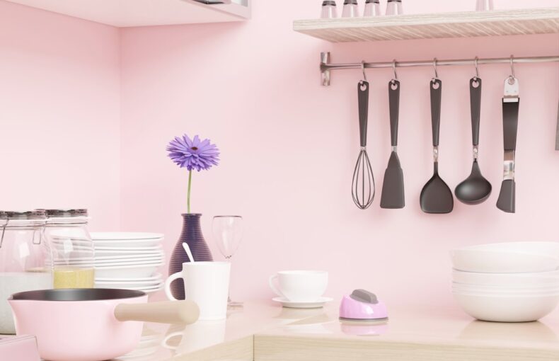 tips menata kitchen set agar terlihat rapi