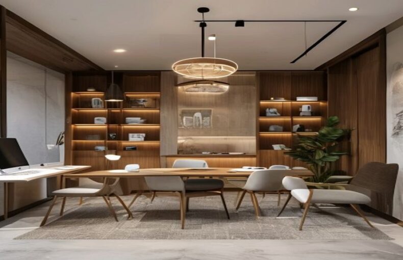 Review desain interior minimalis untuk ruang kerja di Tangsel
