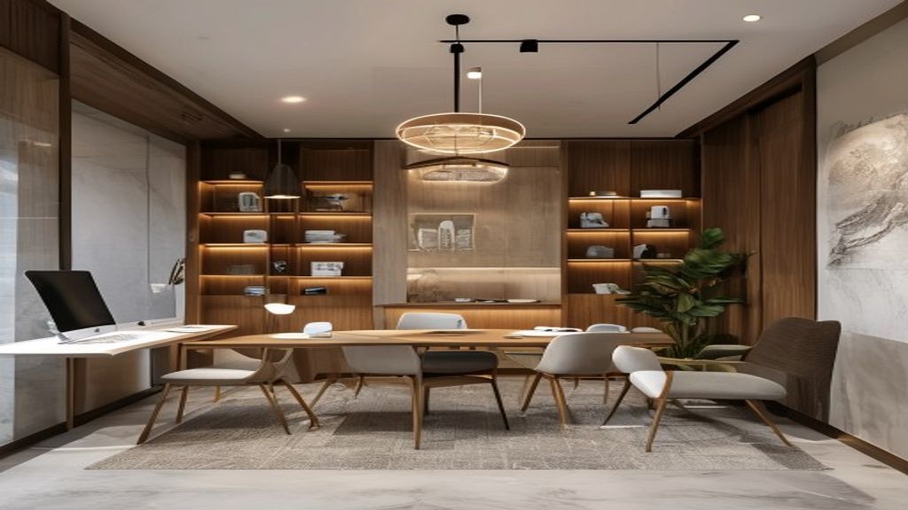 Review desain interior minimalis untuk ruang kerja di Tangsel