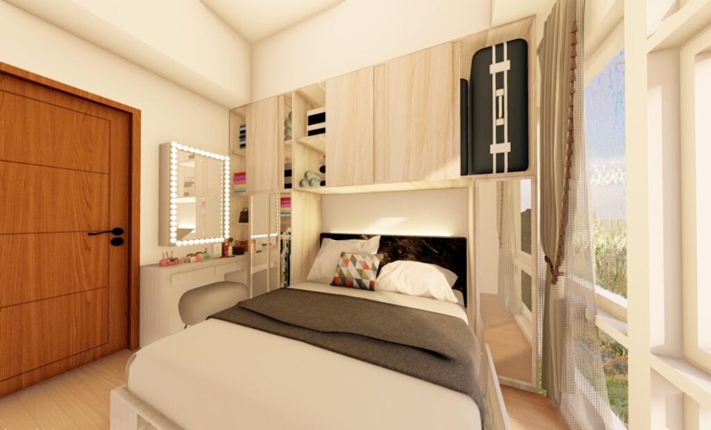 custom bunk beds multifungsi untuk anak