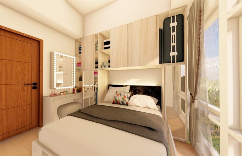 custom bunk beds multifungsi untuk anak