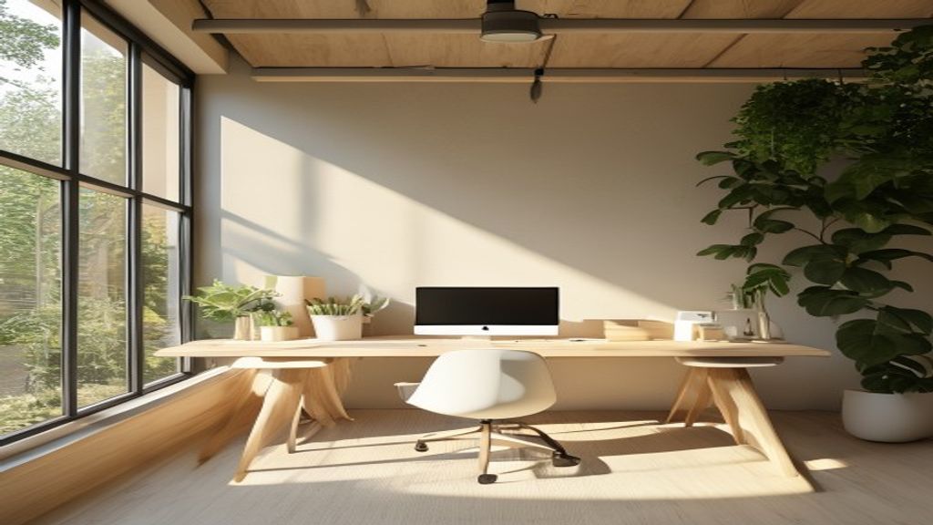 Review desain interior minimalis untuk ruang kerja di Tangsel