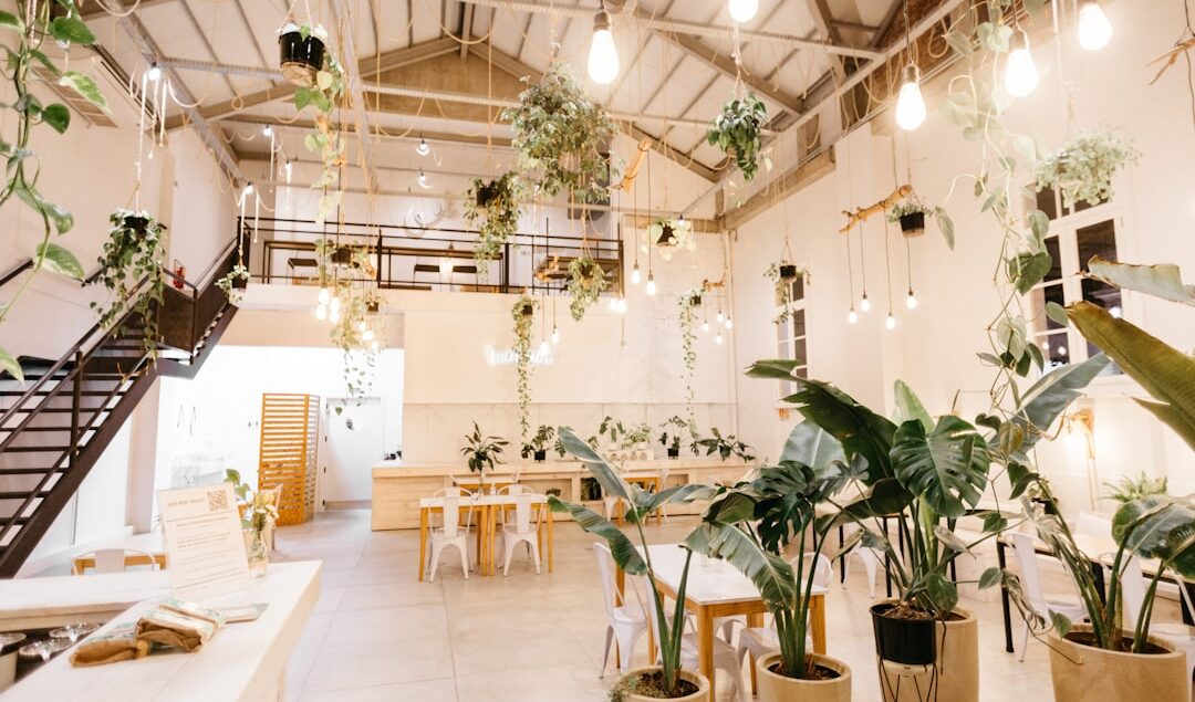 furniture interior cafe ramah lingkungan