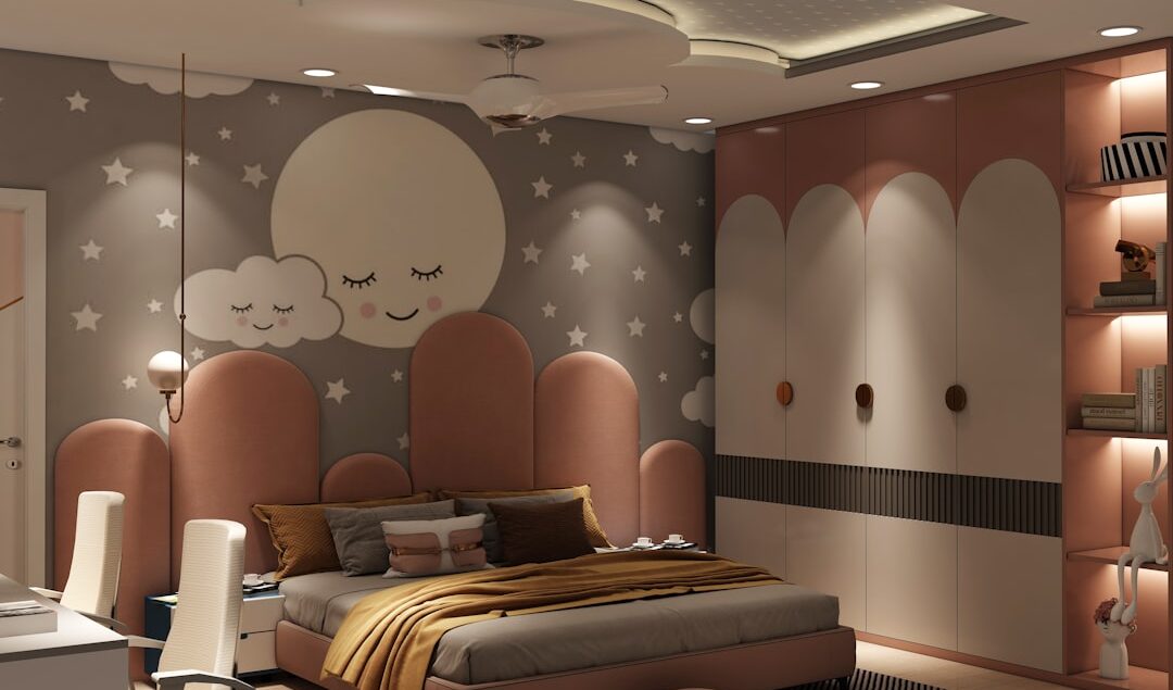 inspirasi desain bunk beds kustom untuk anak perempuan